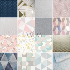 GEOMETRIC WALLPAPER HOME DECOR