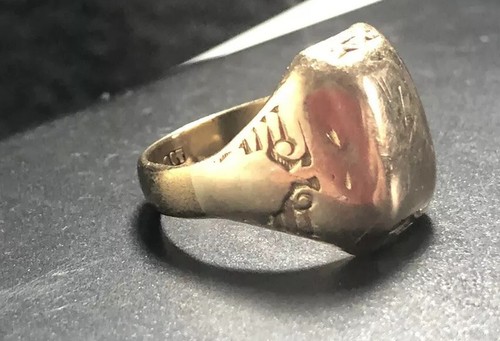 Antique 9ct gold - antique, ring