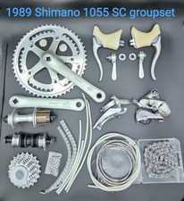 1989 Vintage Retro SHIMANO 105 SC Groupset 1055 + HUB for Steel Road Bike JAPAN