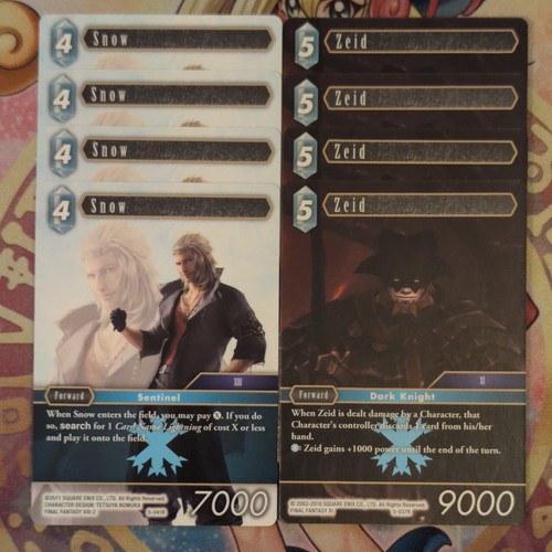 Final fantasy tcg snow - final,
