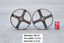 pair of iron wheels shepherd /