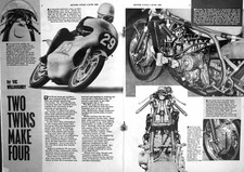 Old Vintage Print Motor Cycle Magazine 1964 Suzuki Perris Stastny Havel 20th