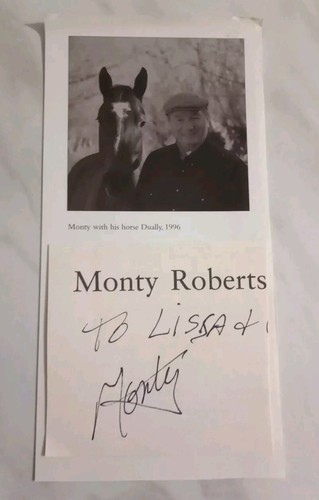 Monty roberts author - author, autograph
