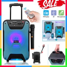 Bluetooth Speakers Big Powerful Wireless TWS Loud Portable Speaker LED Lights