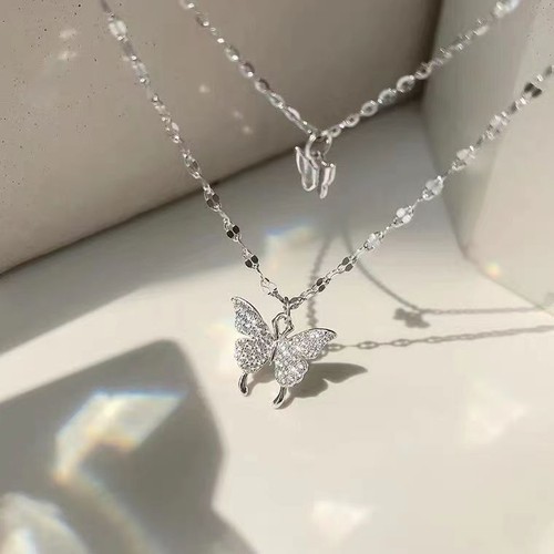 925 sterling silver - silver, butterfly