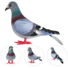 2 Pcs Realistic Pigeon Statue