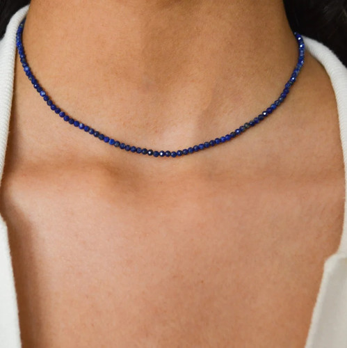 Lapis lazuli 2mm tiny beaded - lazuli,