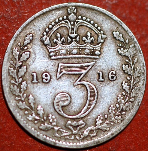 1916 great britain pence - great,