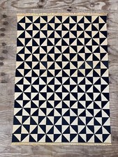 Vintage Turkish  Contemporary Flat Weave  Handwoven Rug Kilim