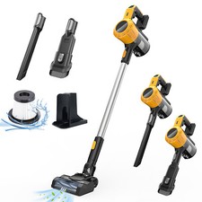 375W Brushless Vacuum Cleaner: 30KPa, Large Suction Power, Double Rod Cordless,