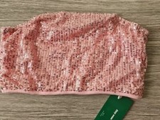 Shein EZWEAR  Sequined Pink