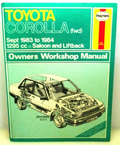 Haynes toyota corolla - toyota, (fwd)