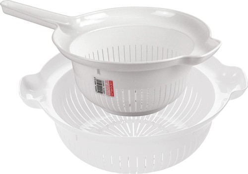 Plastic colander strainer - plastic,
