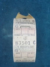 J W MOSLEY & SON 6d BUS COACH