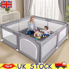 Large Baby Playpen Kids Toddlers Infant Activity Center Safety Play Fence Yard