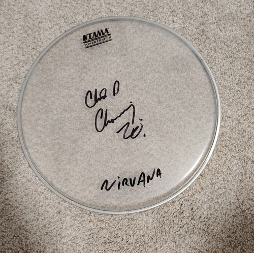 Chad channing nirvana signed - chad, nirvana,