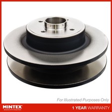 2x Brake Discs Solid For Citroen C3 MK1 1.4 16V Mintex Rear 1618861980 4246W9