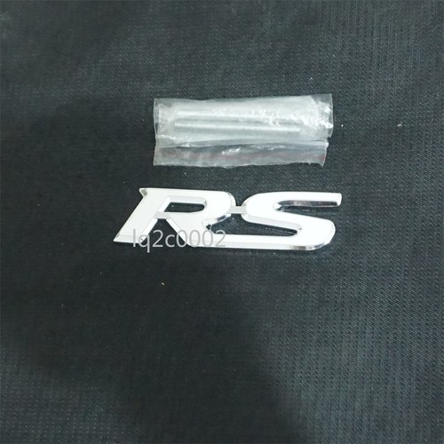 White silver chrome rs - white,