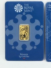 5g 24k Gold Bullion Bar 999.9