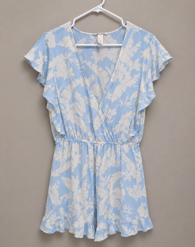 Blue white cream - h&m, palm