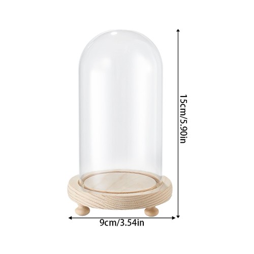 Clear glass dome - clear,