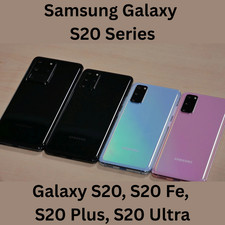 Samsung Galaxy S20, S20 FE, S20 Plus, S20 Ultra 5G  128GB Mobile Phone Grade A+