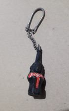 Vintage Pisco Bottle Keychain - Miniature Liquor  Collectable Plastic