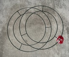 2 Metal Wreath Form Rings 30