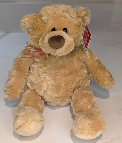 Gund manni beige brown plush - manni,