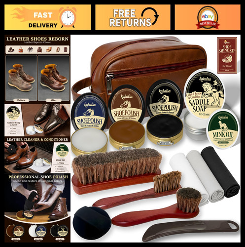 15pcs shoe shine kit - shoe,