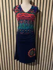 Desigual Vibrant Dress Ruched