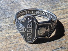 SP380 (Y) - Rolex Silver Plated Spoon Ring