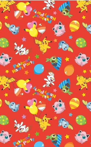 Pokemon wrapping paper roll - wrapping,