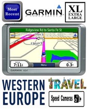 GARMIN 200W 250W SAT NAV 2025 UK WESTERN EUROPE 2025 SPEED CAMERAS