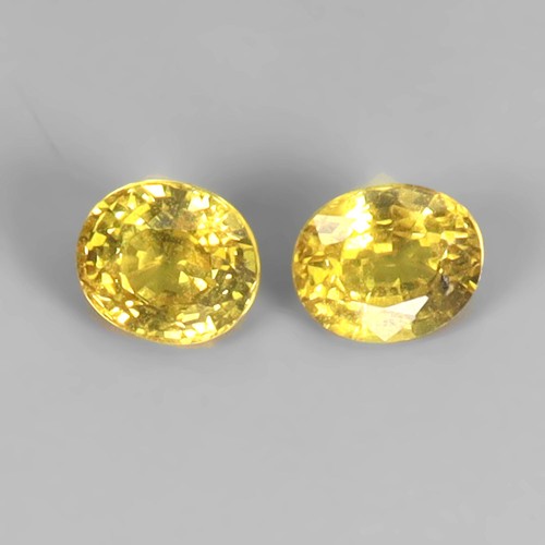 Pair 2pcs oval - 2pcs, natural