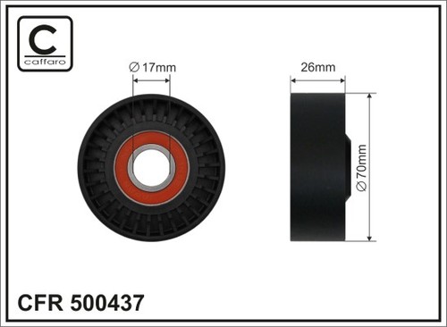 Caffaro 500437 tensioner - 500437,