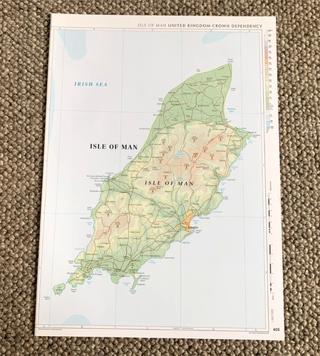 Isle man frameable - man,