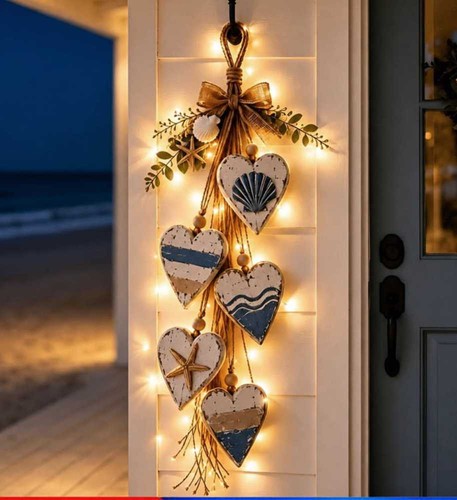 Boho heart wall hanging - heart,