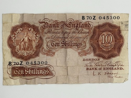 Vintage bank england 10 - of,