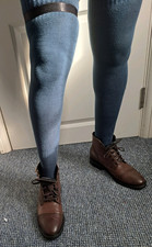 Men’s & Women’s Sock Garters Suspenders – Adjustable Elastic Holders to Keep