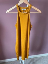 Zara Trafaluc Mustard Bodycon