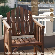 Outdoor Wood Armchair Wooden