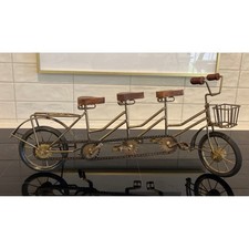 Gold Metal Tandem Bicycle