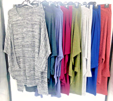 2 piece Loungewear Track Suit plus size 08-30 loung set high low knitted top set