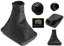 Set Gear Knob Gaiter Boot For Opel Corsa C 2000-2006 Cover Frame Shift Gaitor