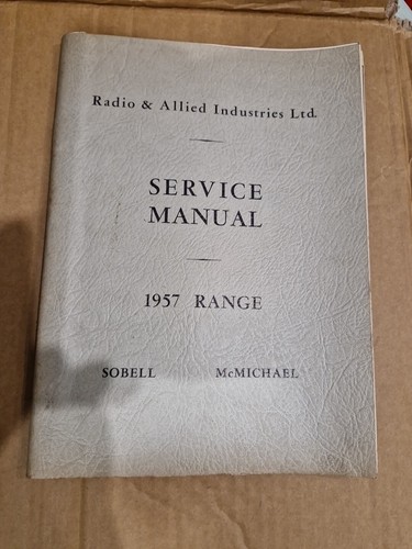 Vintage sobell service - vintage,