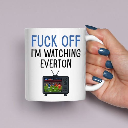 Everton mug coaster f k - &, f**k