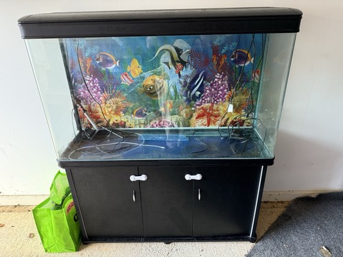 300l fish tank with cupboard - 300l,