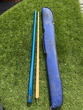 RILEY 2 PIECE SNOOKER / POOL CUE INCLUDING SOFT CASE. FREE POST