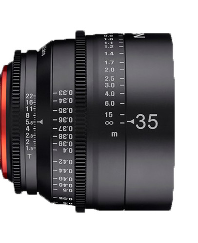Samyang xeen 35mm - t1.5, cinema